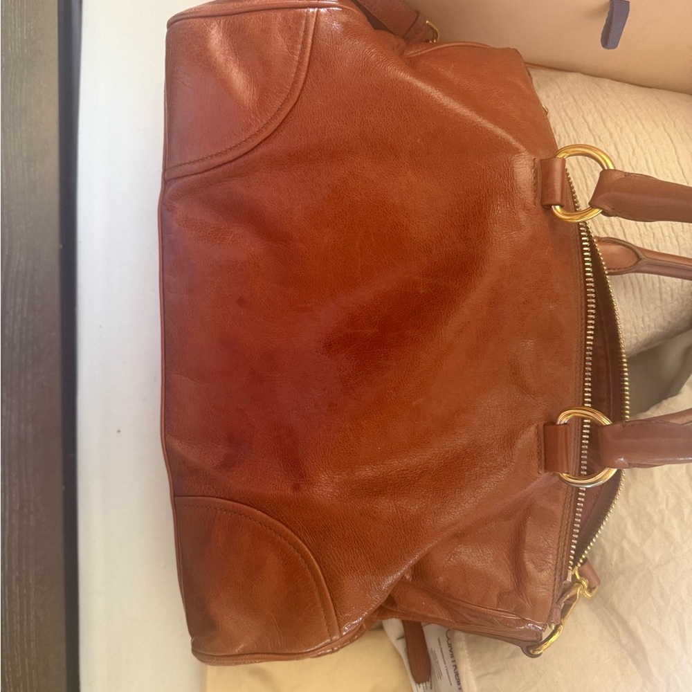 Prada Brown Leather Handbag - Picture 8 of 9